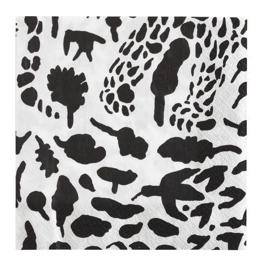 Iittala - Oiva Toika Collection Servett Cheetah 33x33 cm Svart