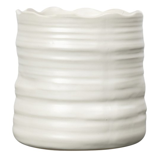 By On - Line Kruka 10x10,5 cm Vit