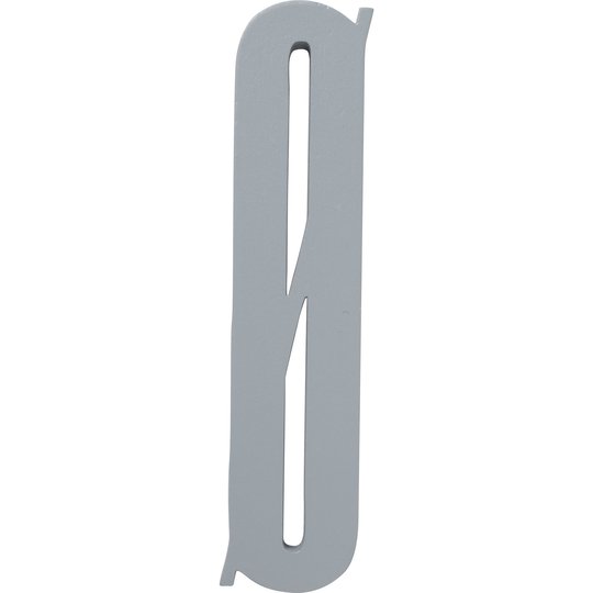 Design Letters Grå Bokstav i Trä, Ø