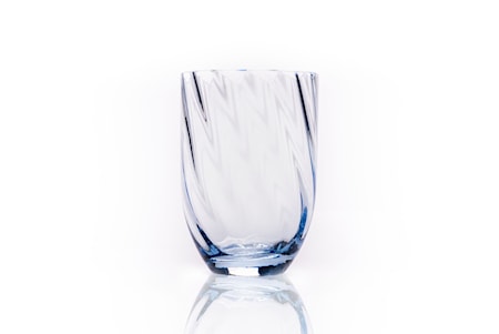 Swirl Dricksglas Light blue