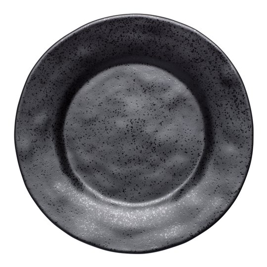 Table Top Stories - Mist Tallrik flat 22 cm Svart