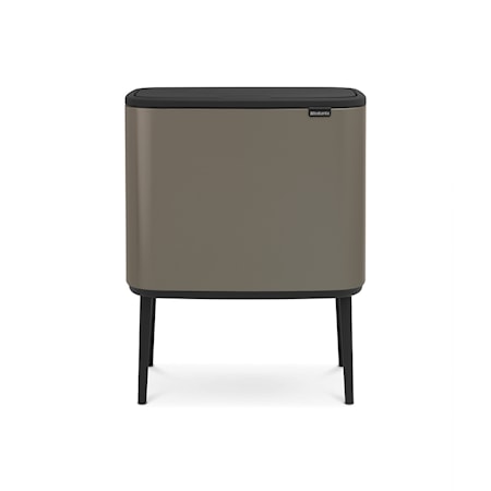 Bo Touch Bin, 3 x 11L, Platinum