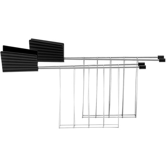 Alessi Plissé smörgåsgaller, svart