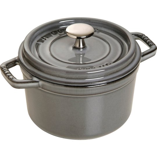 Staub La Cocotte Rund Gryta Grå 14 cm 0,8 l