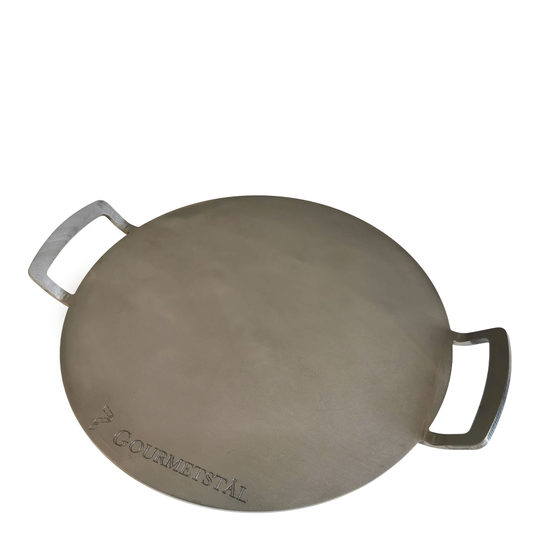 Gourmetstål - Pizzastål Rund med Grepp 33 cm