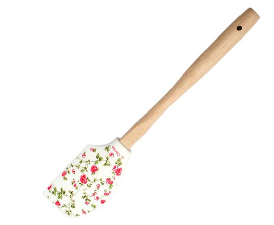 Cacas - Baktillbehör Slickepott blommig Rosa