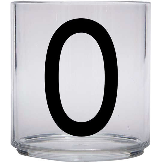 Design Letters Tritan Plastglas barn, O