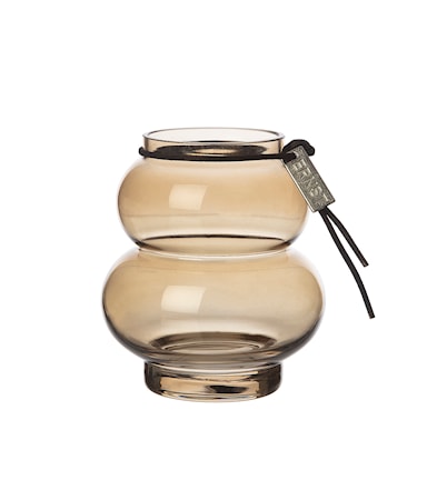 Glasvas Kastanj d5,5xh10 cm