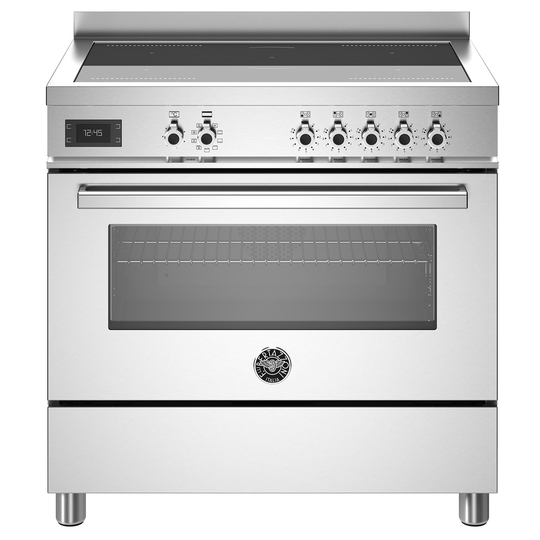 Bertazzoni PRO95I1EXT Professional induktionsspis med singelugn, 90 cm, rostfritt stål