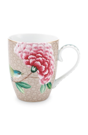 Blushing Birds Stor Mugg Khaki 35cl