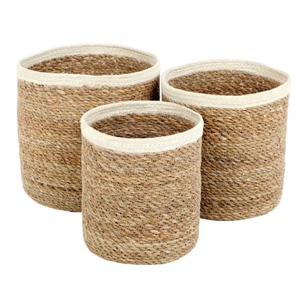 Emil Korg Sjögräs Cylinder Large Vit 3 st