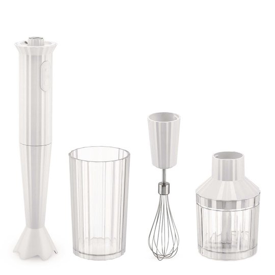 Alessi - Plissé Stavmixer set Vit