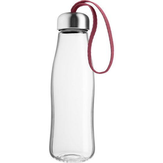 Eva Solo Dricksflaska Glas 0,5 liter, Pomegranate