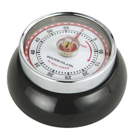 Zassenhaus - Retro Collection Timer med magnet Svart