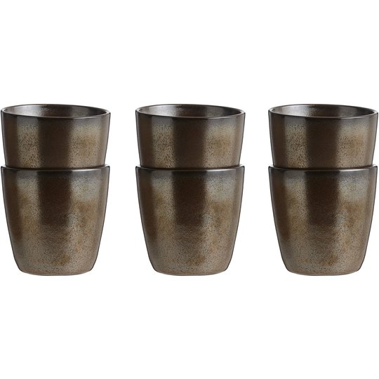 Aida RAW Mugg 6 st. Metallic Brown