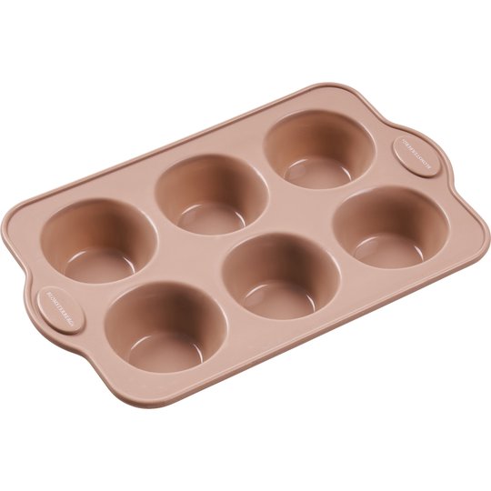Blomsterbergs Muffinsform 6 st Rosa Silikon