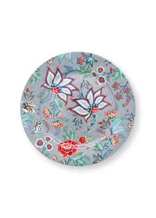 Flower Festival Tallrik 32 cm Light Blue