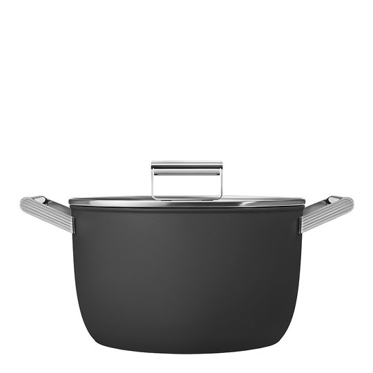 Smeg - 50's Style Kastrull Lock 26 cm Svart