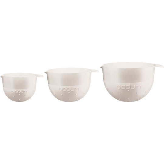 Bodum Bistro skålset, 3 delar, Vit