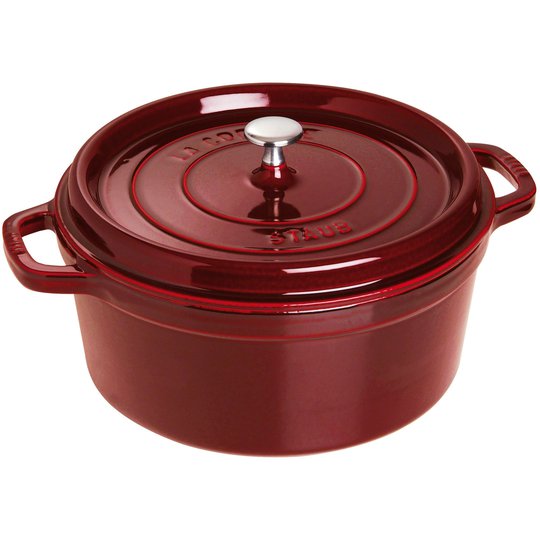 Staub Rund Gryta 28 cm 6,7 liter Grenadine