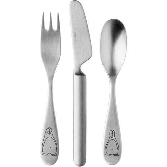Stelton Una med Pingo Barnbestick 3-del