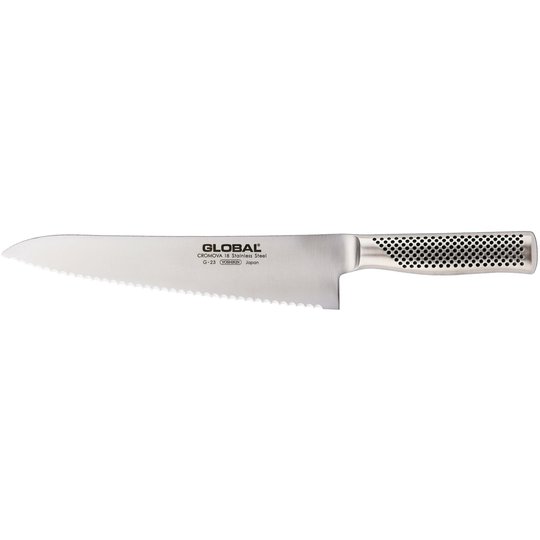 Global G-23 Brödkniv 24 cm Tandad