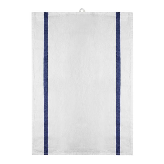 Anders Petter - Signerat Handduk bred rand 50x70 cm Blå