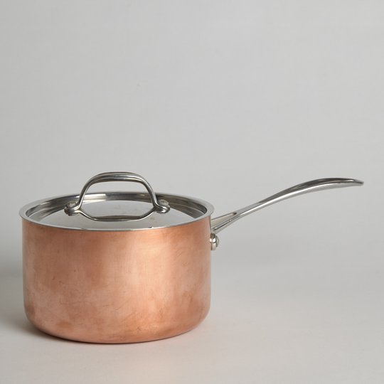 Vintage - SÅLD Kopparkastrull 16 cm