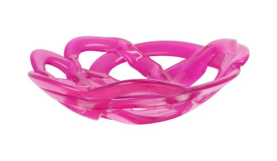 Kosta Boda - Basket Skål 31 cm Rosa