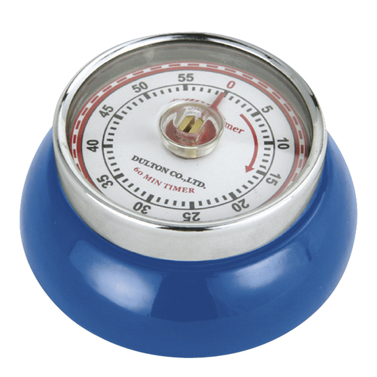 Zassenhaus - Retro Collection Timer med magnet Klarblå
