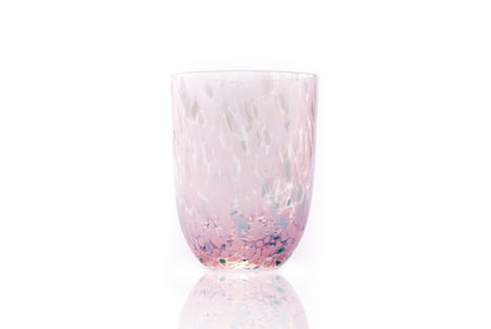 Confetti Dricksglas Rosa/ Tyrkys