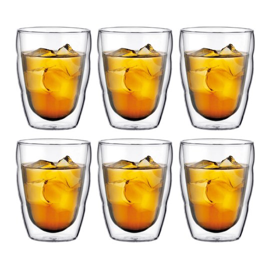 Bodum Pilatus Dubbelväggigt glas 0,25 Liter 6 pack