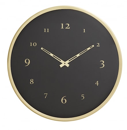 Väggklocka Brass