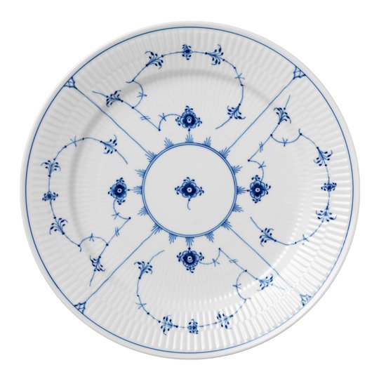 Royal Copenhagen - Blue Fluted Plain Tallrik flat 27 cm