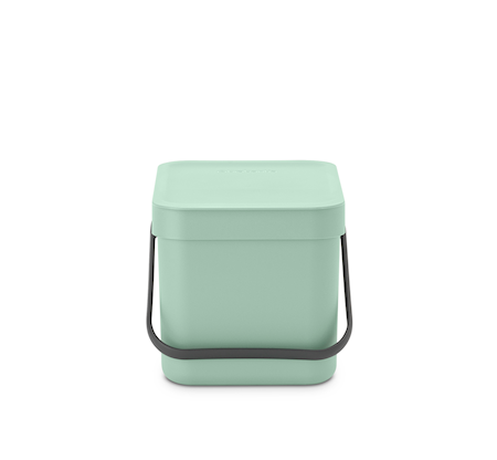 Avfallshink Sort & Go 6L, Jade Green