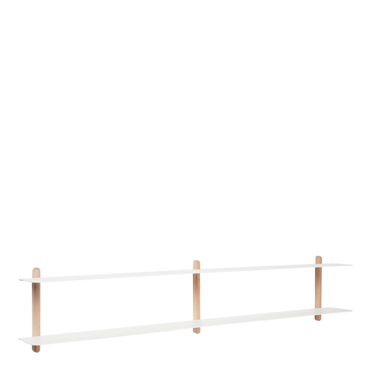 Gejst - Nivo Hylla C 118 cm Ljus ek/Vit