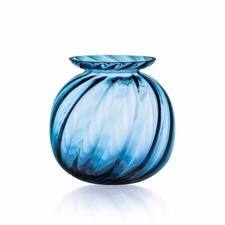 Balloon Vas Swirl Blue smoke