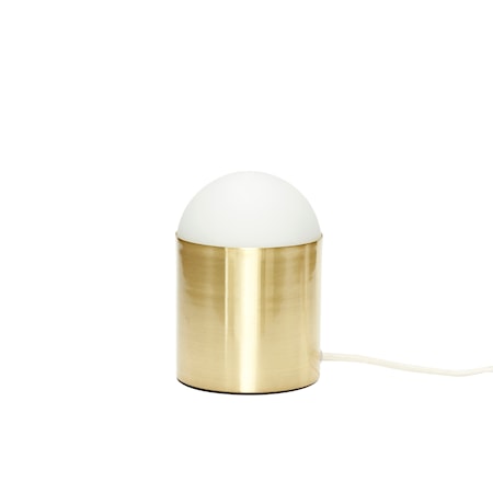 Bordslampa Glas/Mässing ø12xh19cm