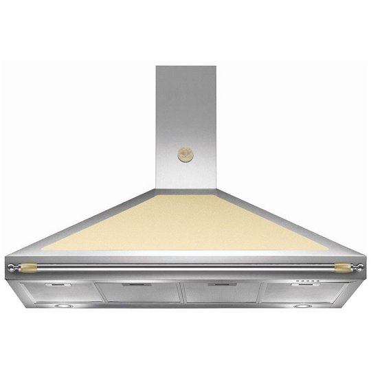 Bertazzoni Fläktkåpa K120HERCRA 120 cm, Heritage-serien, beige