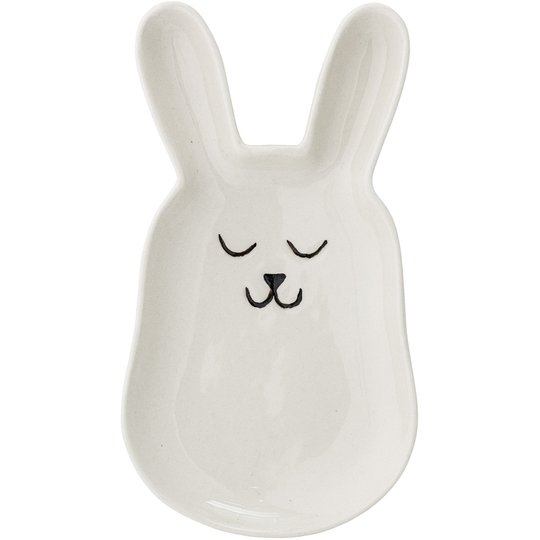 Bloomingville Mini Smilla Tallrik, Vit Kanin
