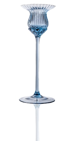 Tulipán Ljusstake 20 cm Blue smoke