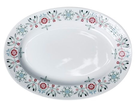 Swedish Grace Winter tallrik oval 32 cm