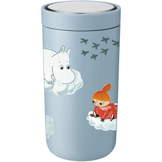 Stelton To Go Click Mumin Termosmugg 0,2L, Pastellblå