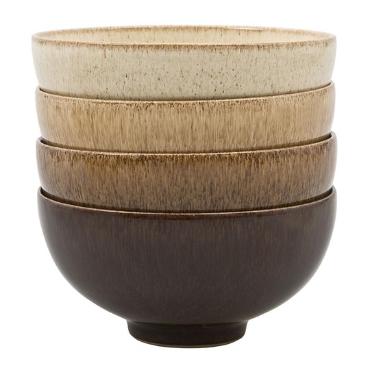 Denby - Studio Skål 13 cm 4-pack Brun
