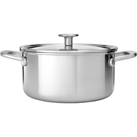 KitchenAid Cookware Collection Gryta m/lock rostfritt stål 20 cm