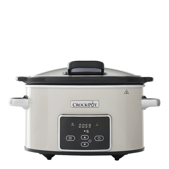 Crock-Pot - Crockpot Slowcooker med timer 3,5 L Off-white