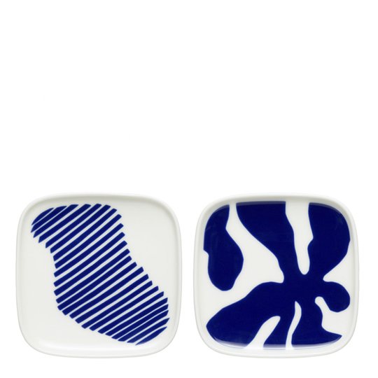Marimekko - Ruudut Tallrik 10x10 cm 2-pack