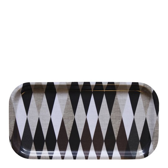 Citronelles - Harlequin Bricka 43x22 cm Brun/Svart