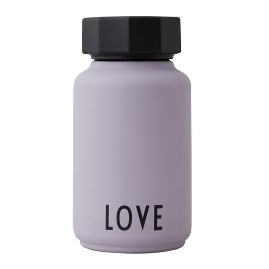 Design Letters - To Go Termoflaska Hot & Cold liten Love Lavendel