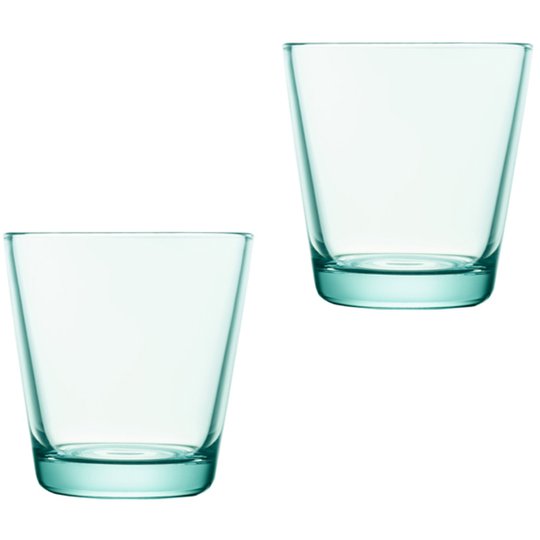 Iittala Kartio Glas 21 cl Vattengrön 2-pack